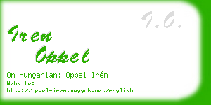 iren oppel business card