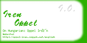 iren oppel business card